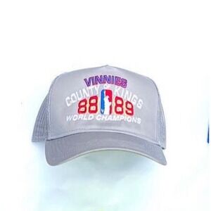 Vinnies County of Kings Trucker Hat Light Grey Retired Colorway Rap Grailed RARE